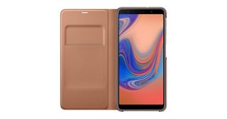 Kase Samsung Galaxy A7 WA750PFEGWW Celulari Wallet EF- Gold