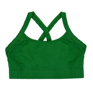4u Sports Top Crop E Kryqezuar Masa XS Ngjyra Jeshile
