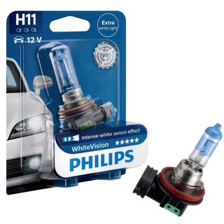 Philips H11 B1 Llampa White Vision -12362 Whv 55W 12V