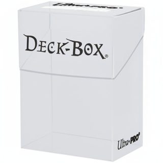 Ultra Pro Deck Box Clear White