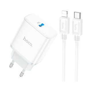 Hoco 20W Charger Set Type-C to Lightning