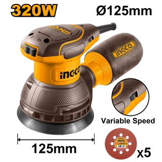 INGCO RS3216 Zmeriluese Rrethore 320 W Me Tampon 125 320W 125mm