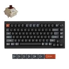 Keychron RGB-75 V1 Ultra V1U-D3 QMK VIA 8K Wireless Custom Mechanical Brown Switch US