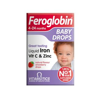 Vitabiotics Feroglobin Baby Drops (4-24m)