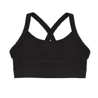 4u Sports Top Crop E Kryqezuar Masa XS Ngjyra E Zeze