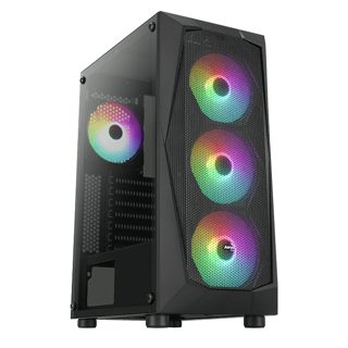 Aerocool Falcon FRGB TG Mid Tower Black