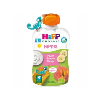 Hipp Peach Banana Mango HiPPis 6m+