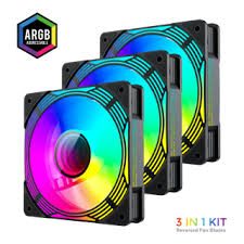 Gamemax KF300R BK 3-in-1 ARGB Reverse Kit Silent Reverse Cooling With Full RGB Control
