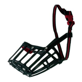 Mbrojtese Cm Camon L10 Maske Per Qen 30 Bearded Collie Border Collie Plastike Ngjyra E Zeze 30cm