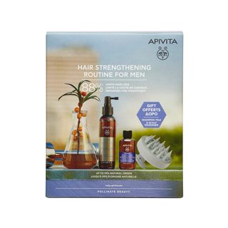 Apivita Hair Strengthening Routine for Men