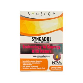 Synergy Syncadol Vitamin D3 2000IU