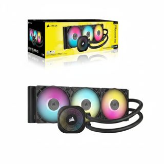 Corsair TITAN-360 Cooler ICUE Link RX AIO Liquid Cooler With 3x Black CW-9061018-WW 3x120mm 120mm