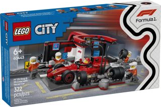 LEGO F1 City Pit Stop Pit Crew 60443