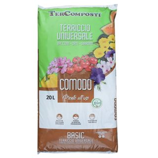 Ambjent Të Jashtëm THES/20 Humus TerComposti Universal Për Substrat Për Bimë Dhe Lule Dhe Mbi Gjitha Për Perime 20L
