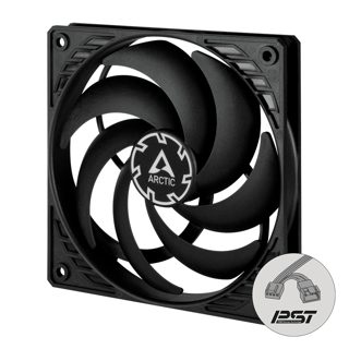 Arctic P12 ACFAN00187A M3 1x Slim PWM PST Up To 2,100 RPM Airflow 58.62 H Black 1x120mm 120mm