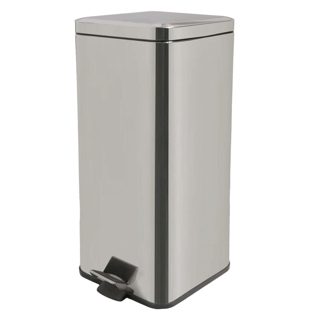 Kosh Mbeturinash INOKS-410 Argjend 29x29x65.5 30L
