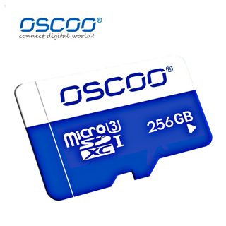 Oscoo MicroSD Card 256GB 80 MB S