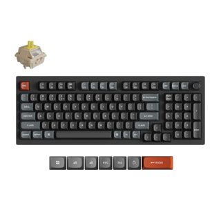 Keychron RGB-96 V5 Ultra V5U-D4 QMK VIA 8K Wireless Custom Mechanical Banana Switch US