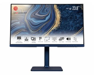 MSI Modern MD241P 1Y Ultramarine FHD 1920x1080p IPS 75Hz 1x USB-C 1x HDMI Blue