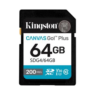 Kingston Canvas Go! Plus 64GB SD Memory Card