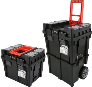 Yato YT-09160 Veglash Dyshe Me Rrota 495x350x710mm Me Kapese Plastike