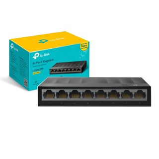 Tp-link RJ45 Switch 8 Porta Gigabit LiteWave 8x Gigabit Ethernet Black TL-LS1008G