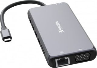 Verbatim CMH-14 Hub USB C Porta 4K Gri