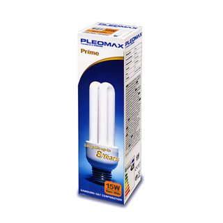 Pleomax 2U E27 15W Llambe 15WATT WARM WHITE