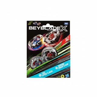 Beyblade X Tail Viper 5-80O & Sword Dran 3-60F