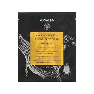 Apivita Express Beauty Mastic Tissue Face Mask Mastic Firming Lifting Effect