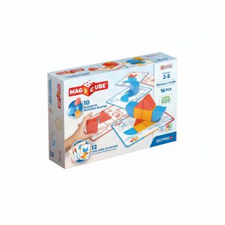Geomag Magicube Blocks & Cards 16pcs 16-pack