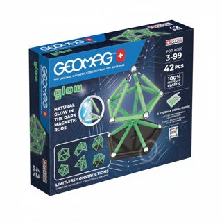 Geomag Glow 42pcs 42-pack Magnetic Geometry
