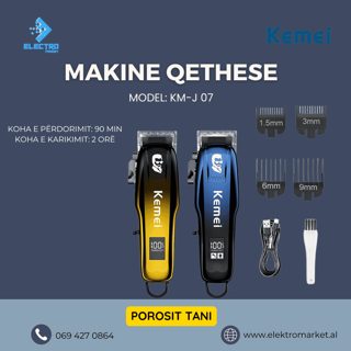 Kemei KM J 07 Makine Qethese J