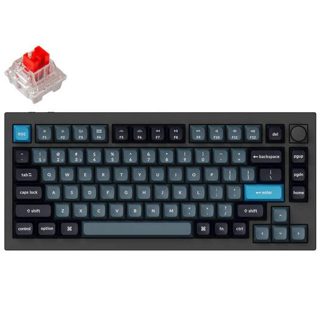 Keychron Q1 PRO M1 QMK VIA Online Customization Wireless Bluetooth Mechanical With Red Switch Hot-Swappable US Layout Q1P-