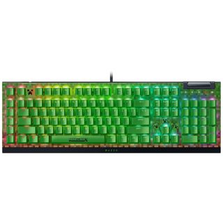Razer V4 RZ03 BlackWidow X Green Mechanical Switches 6 Dedicated Macro Keys Chroma RGB US Layout Green Minecraft -04704100-R3M1