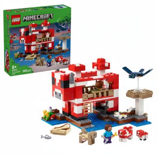 LEGO HOUSE-21270 Minecraft The Mooshroom