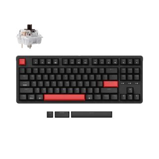 Keychron C3 PRO C3P-H3 Mechanical Brown Switches 80% Size Black US Layout C3P-H3