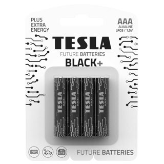 Tesla Black AAA BATERI ?*4
