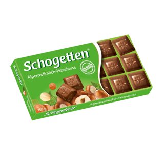 Schogetten milk hazelnuts 100gr
