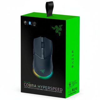 Razer RZ01 R3G1 Cobra Hyperspeed Wireless 26K DPI Bluetooth USB-C RGB Black -05570100-