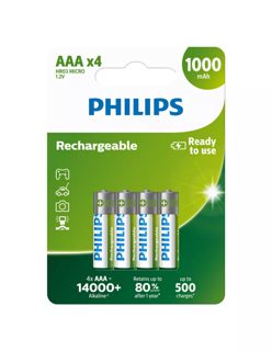 Philips R03B4RTU10 Bateri Rikarikueshme 10