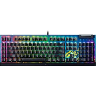 Razer V4 RZ03 BlackWidow X Fortnite Skin Yellow Linear Switches Macro Switches Chroma RGB US Layout -04703600-R3M1