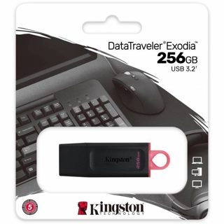 Kingston DataTraveler Exodia 256GB STICK USB 3.2 Black Pink