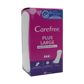 Carefree Plus Large Peceta Higjenike Pambuk 36