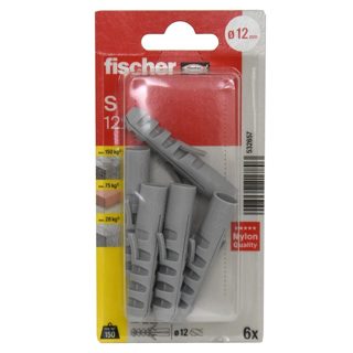 Fischer S 12 Upa Plastike Universale S 6 Pc
