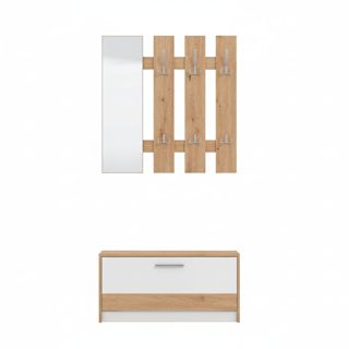 Remini Remini Mobilje Korridori Wood White