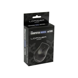 Lc Power M710B Wired Optical 1000 DPI USB Black