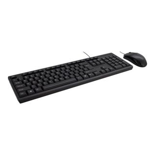 Inter-tech KB-118EN TAS And Mouse Set Full-Size QWERTY USB Black