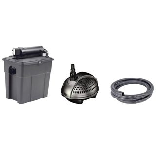 Pontec MultiClear Set 5000 Filter Perfshire Dhe Pastruesin E Pellgut UVC 1500 H 25 UVC Norma E Furnizimit 1500 H Permasa Maz E Pellgut Gjatesia E Kabllit 10 M 25W 7W