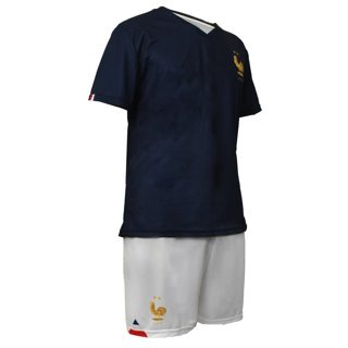 4u Sports Uniforme futbolli per te rritur France masa XS kostumi 1